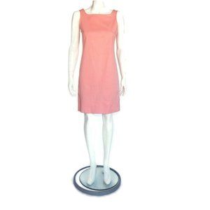 l'atelier Spring Pink Sleevless Cotton Shift Dress sz 42 /1580